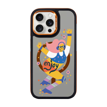 ENJOY-iPhone 15 Pro Max Dark Kılıf MagSafe Özellikli