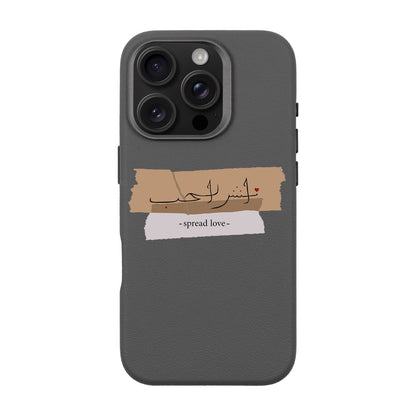 SPREAD LOVE-iPhone 16 Pro Leather Premium Kılıf MagSafe Özellikli