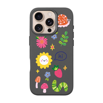 HELLO NATURE-iPhone 16 Pro Leather Premium Kılıf MagSafe Özellikli