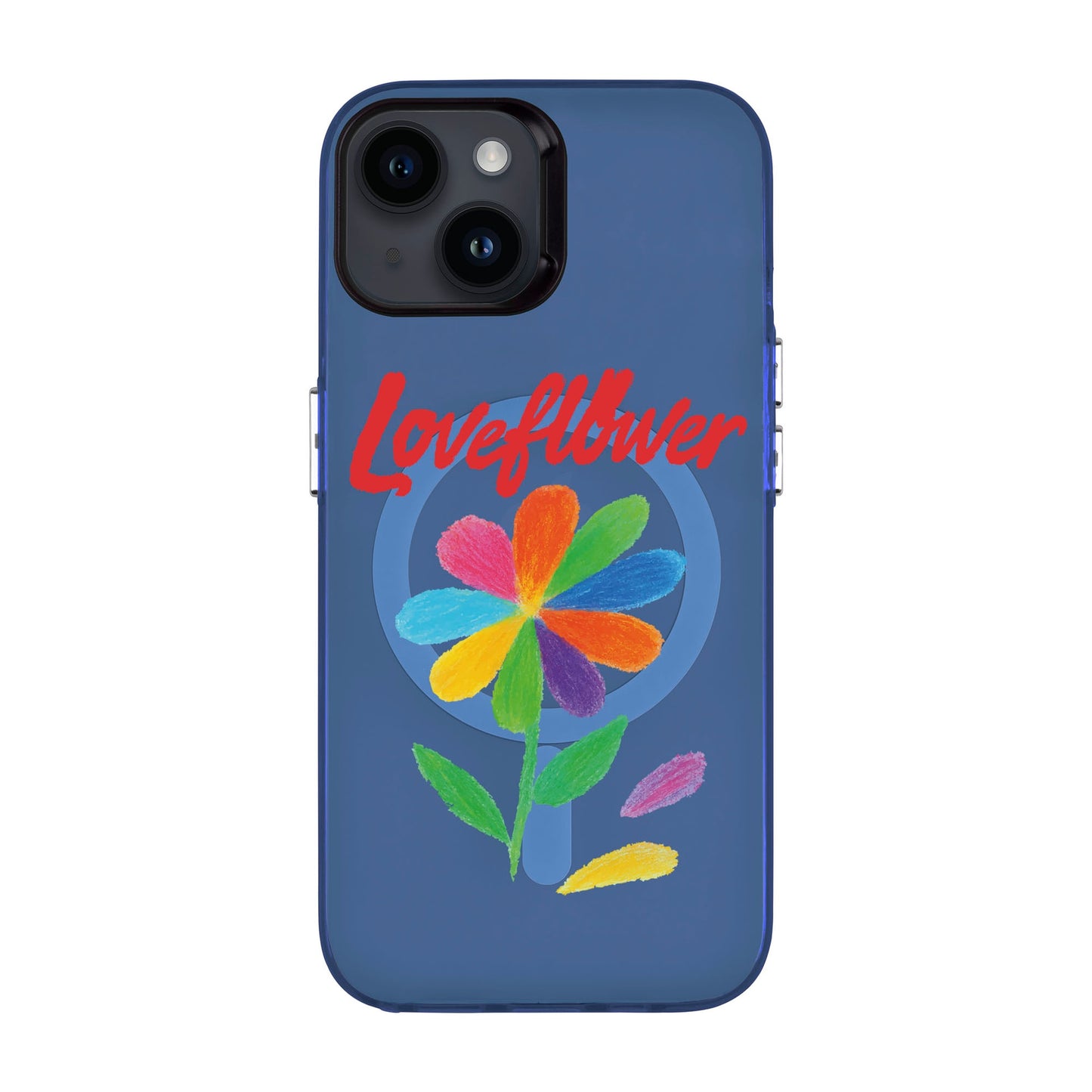 LOVE FLOWER-iPhone 14 Hold Kılıf MagSafe Özellikli