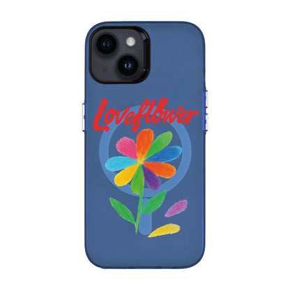 LOVE FLOWER-iPhone 14 Hold Kılıf MagSafe Özellikli