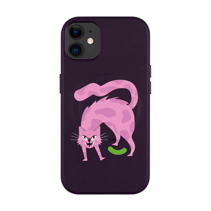 GRUMBLEPAWS-Leather Kılıf MagSafe Özellikli - iPhone 11