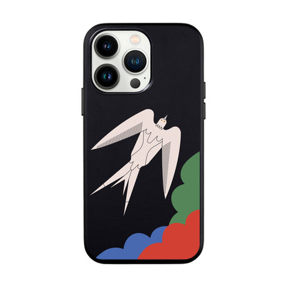 L’OISEAU LIBRE-iPhone 13 Pro Max Leather Kılıf