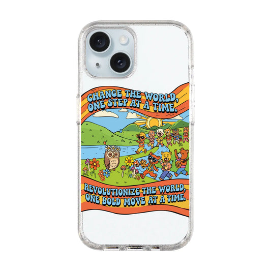 CHANGE THE WORLD-iPhone 14 Plus Shiny Kılıf MagSafe Özellikli
