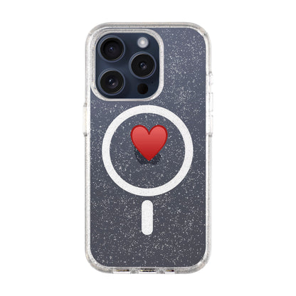 SPREAD HEART-iPhone 15 Pro Shiny Kılıf MagSafe Özellikli