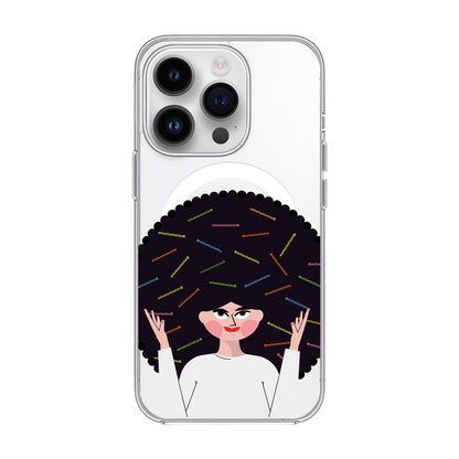 TANGLES OF HAPPINESS-Solid Kılıf MagSafe Özellikli - iPhone 14 Pro