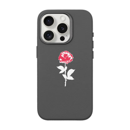 NATUREL ROSE-iPhone 15 Pro Leather Premium Kılıf MagSafe Özellikli