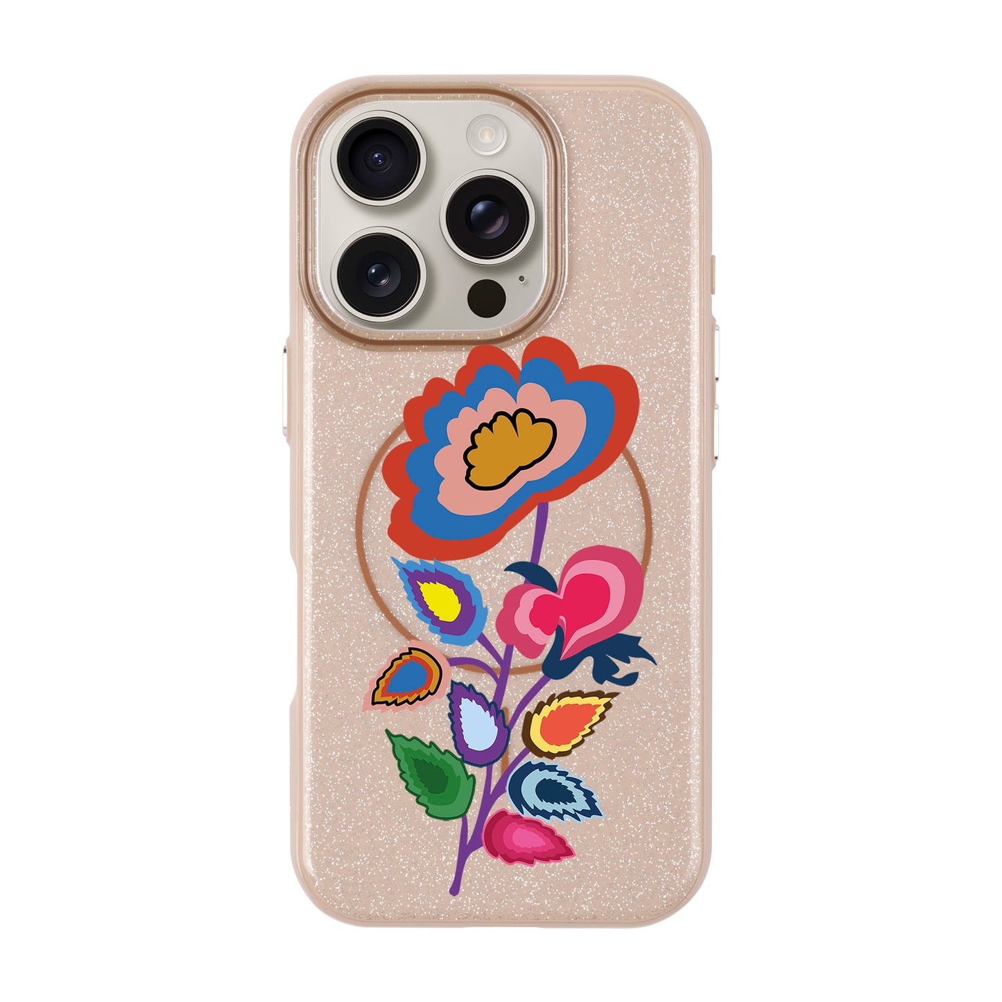 KNITTED FLOWER-iPhone 16 Pro Radiant Kılıf MagSafe Özellikli