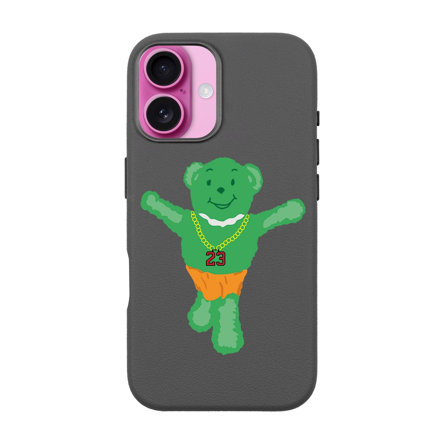 GREEN BEAR-iPhone 16 Plus Leather Premium Kılıf MagSafe Özellikli