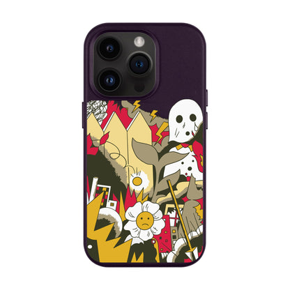 EVERYTHING IS BURNING-Leather Kılıf MagSafe Özellikli - iPhone 14 Pro