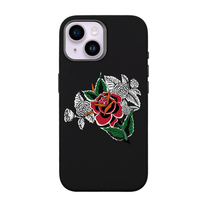DRY ROSE-iPhone 13 Leather Premium Kılıf MagSafe Özellikli