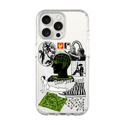 CLEAR YOUR HEAD-Shiny Kılıf MagSafe Özellikli - iPhone 15 Pro Max