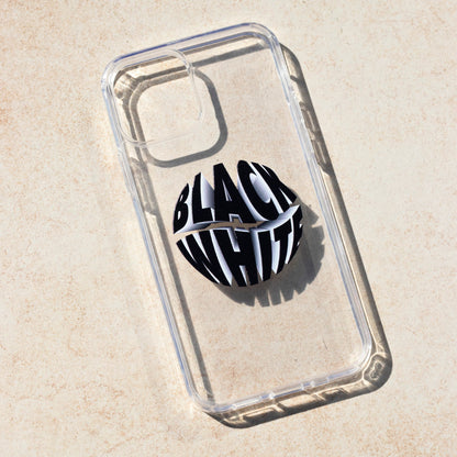 BLACK WHITE-iPhone 14 Pro Max Solid Kılıf