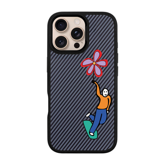 SKATEBOARDER-iPhone 16 Pro Max Plaid Kılıf MagSafe Özellikli