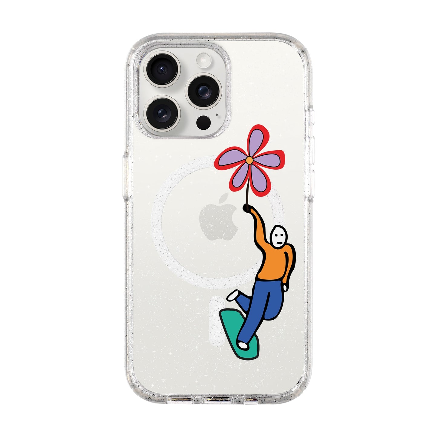 SKATEBOARDER-iPhone 15 Pro Max Shiny Kılıf MagSafe Özellikli