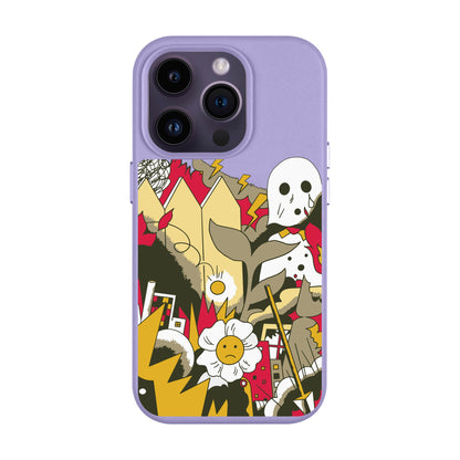 EVERYTHING IS BURNING-Leather Kılıf MagSafe Özellikli - iPhone 14 Pro