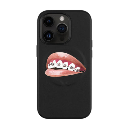 ORTHODONTIST-Leather Kılıf MagSafe Özellikli - iPhone 14 Pro