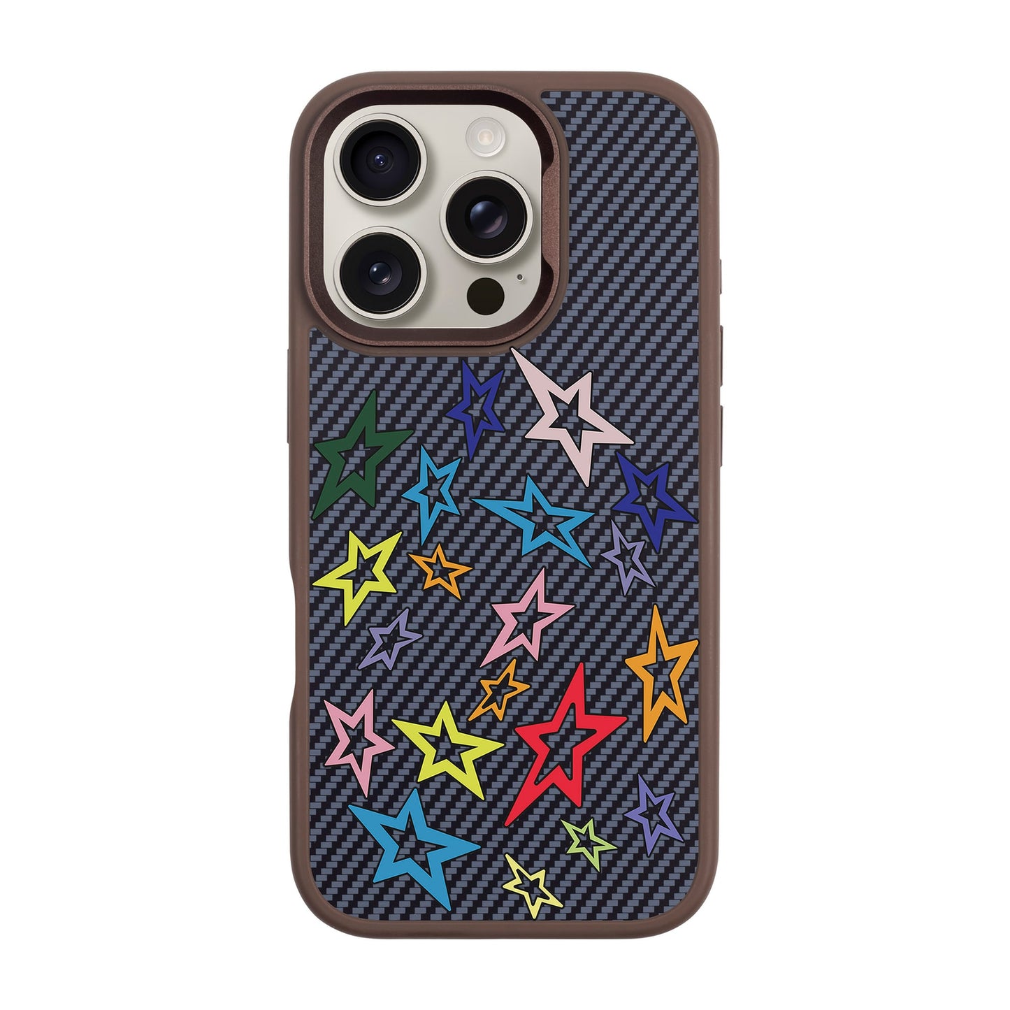 STAR-iPhone 16 Pro Plaid Kılıf MagSafe Özellikli