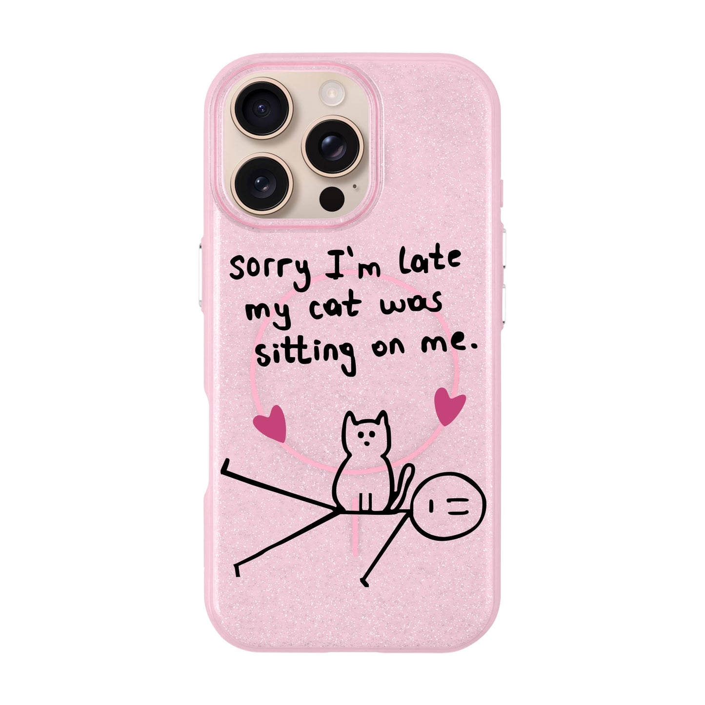 SORRY I'M LATE-iPhone 16 Pro Max Radiant Kılıf MagSafe Özellikli