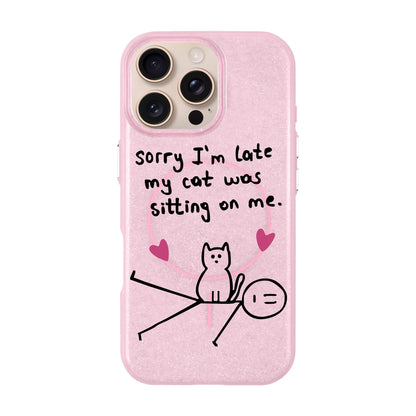 SORRY I'M LATE-iPhone 16 Pro Max Radiant Kılıf MagSafe Özellikli