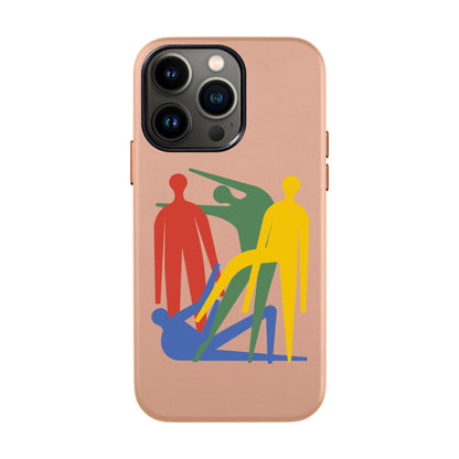 MANBOS-iPhone 13 Pro Max Leather Kılıf