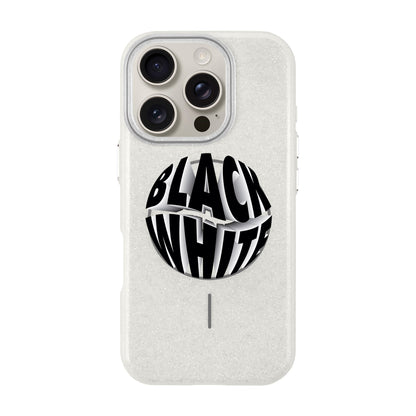 BLACK WHITE-iPhone 16 Pro Radiant Kılıf MagSafe Özellikli