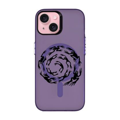 SWIRLING FROG-iPhone 15 Hold Kılıf MagSafe Özellikli