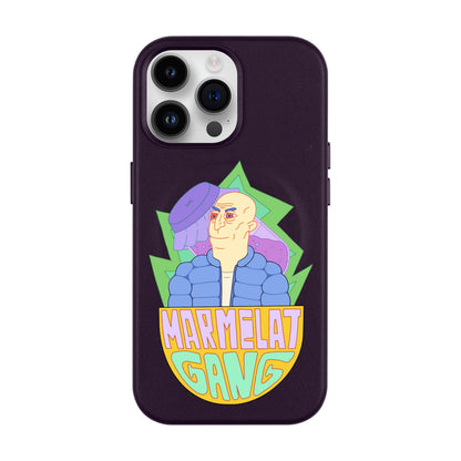 MARMELAT GANG-iPhone 14 Pro Max Leather Kılıf MagSafe Özellikli