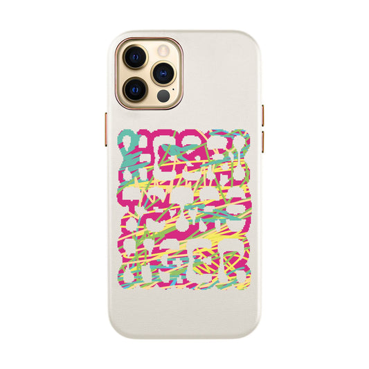 TETRIS-iPhone XR Leather Kılıf