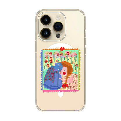 KEDİ POSTA PULU-Solid Kılıf MagSafe Özellikli - iPhone 12