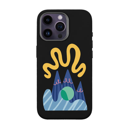 MOUNTAIN-iPhone 14 Pro Max Leather Premium Kılıf MagSafe Özellikli