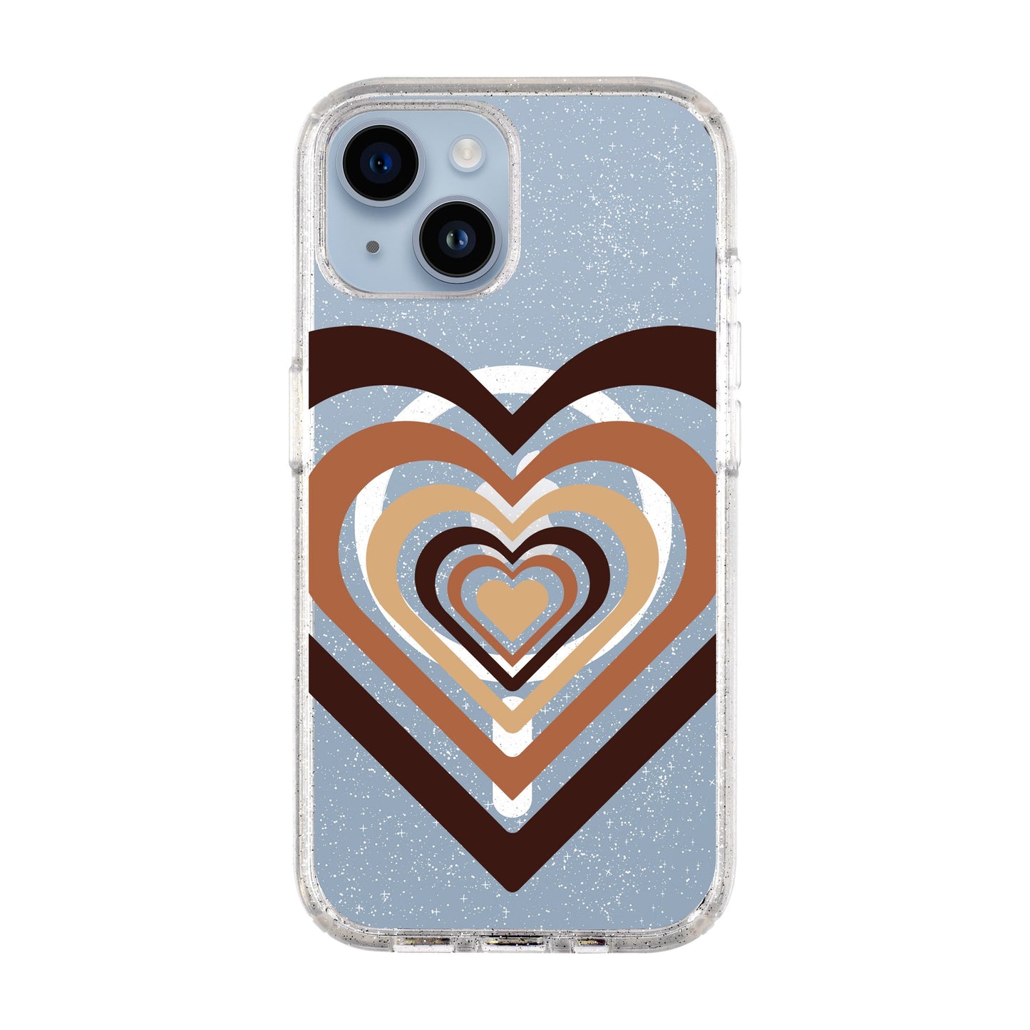 HEART-iPhone 14 Shiny Kılıf MagSafe Özellikli