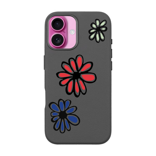 FLORIST-iPhone 16 Leather Premium Kılıf MagSafe Özellikli