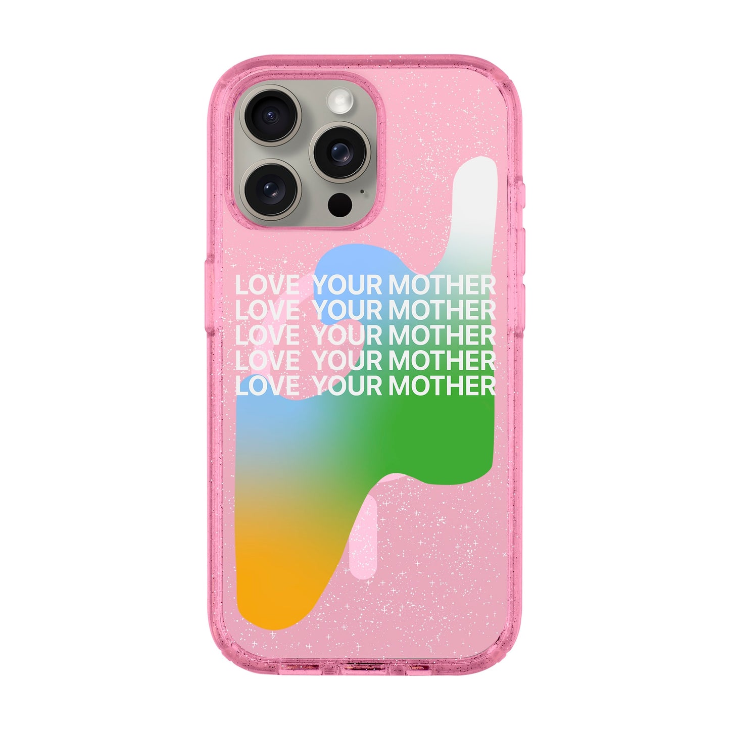 LOVE YOUR MOTHER-iPhone 15 Pro Max Shiny Kılıf MagSafe Özellikli