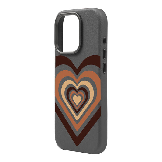 HEART-iPhone 16 Plus Leather Premium Kılıf MagSafe Özellikli