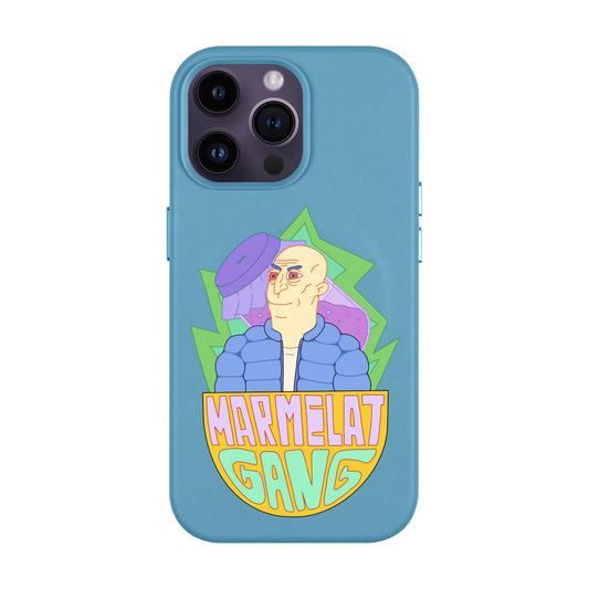 MARMELAT GANG-iPhone 14 Pro Max Leather Kılıf MagSafe Özellikli