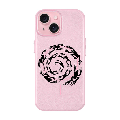SWIRLING FROGS-iPhone 14 Plus Radiant Kılıf MagSafe Özellikli