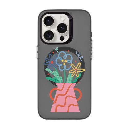 PINK VASE-iPhone 15 Pro Hold Kılıf MagSafe Özellikli