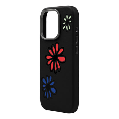 FLORIST-iPhone 15 Pro Max Leather Premium Kılıf MagSafe Özellikli