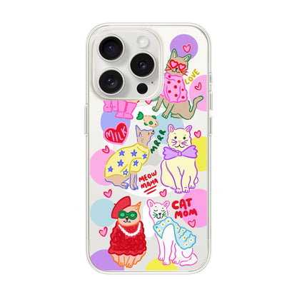 CAT MOM-iPhone 15 Pro Solid Kılıf MagSafe Özellikli