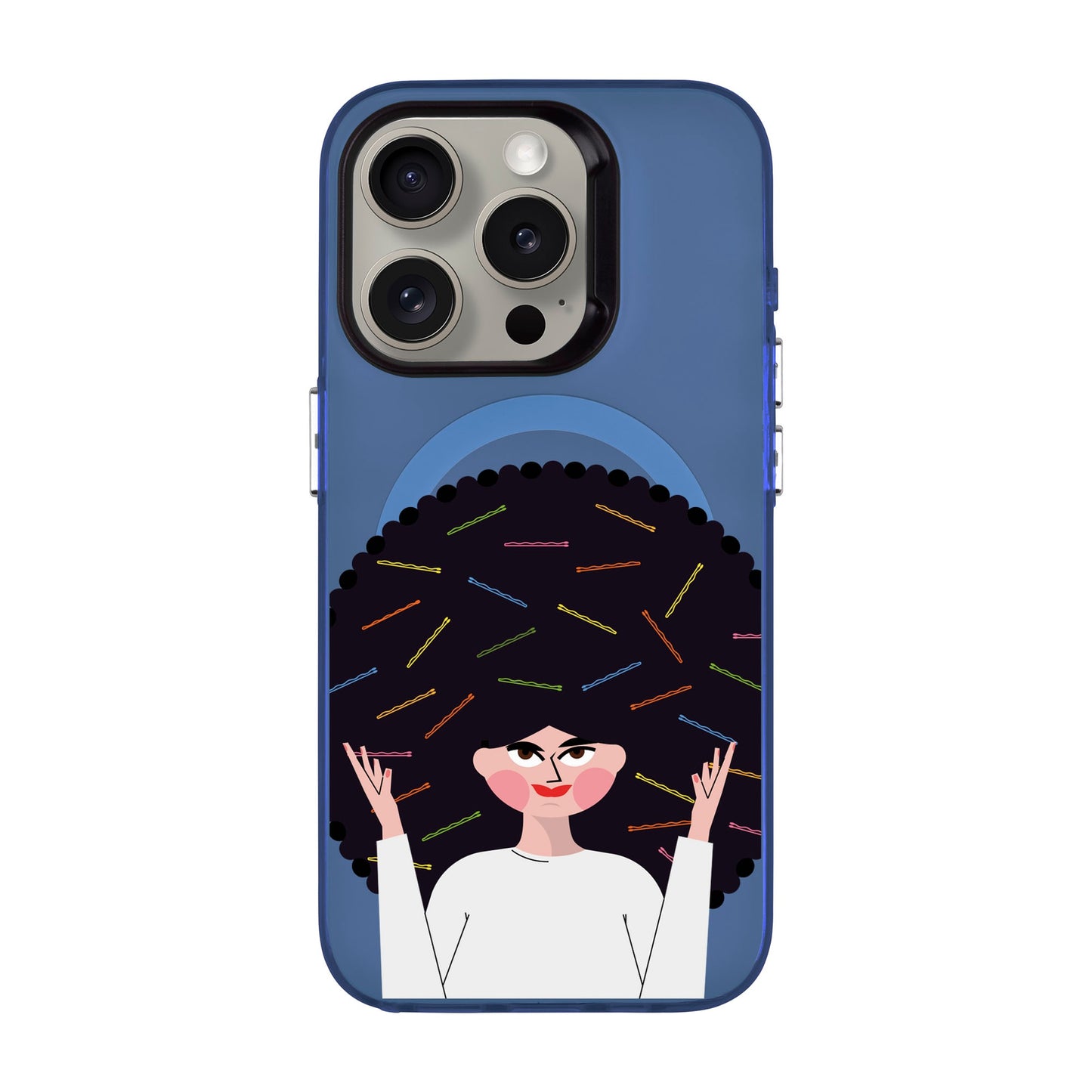 TANGLES OF HAPPINESS-Hold Kılıf MagSafe Özellikli - iPhone 15 Pro