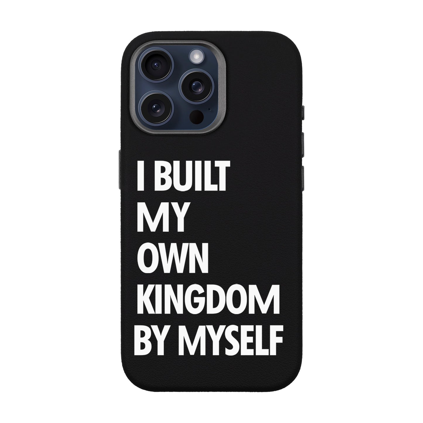 KINGDOM-iPhone 15 Pro Max Leather Premium Kılıf MagSafe Özellikli