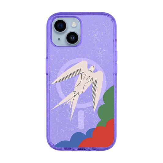 L’OISEAU LIBRE-iPhone 14 Shiny Kılıf MagSafe Özellikli
