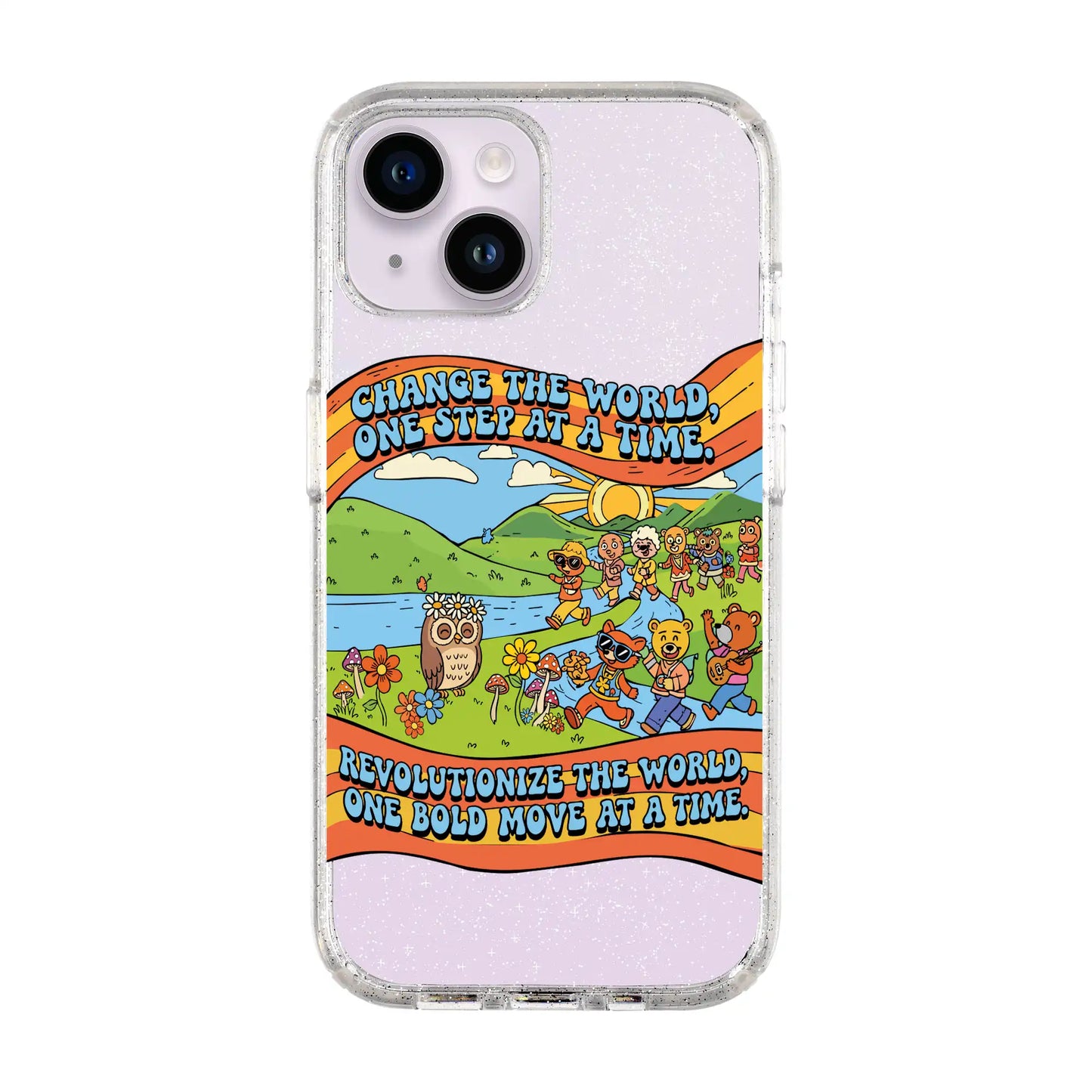 CHANGE THE WORLD-iPhone 13 Shiny Kılıf MagSafe Özellikli