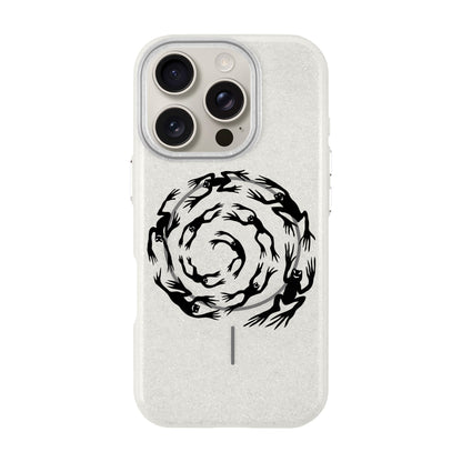 SWIRLING FROGS-iPhone 16 Pro Radiant Kılıf MagSafe Özellikli