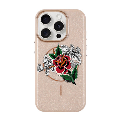 DRY ROSE-Radiant Kılıf MagSafe Özellikli - iPhone 15 Pro