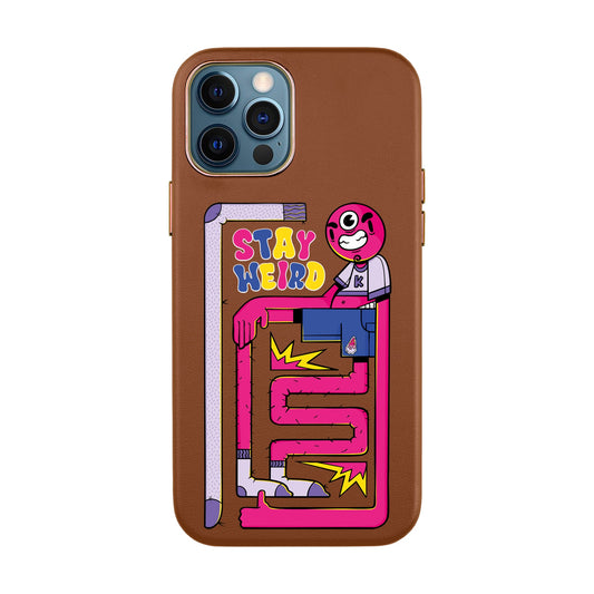 OG TOOTHY-iPhone XR Leather Kılıf