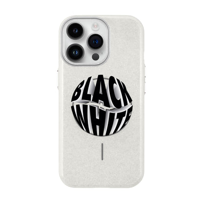 BLACK WHITE-iPhone 14 Pro Max Radiant Kılıf MagSafe Özellikli