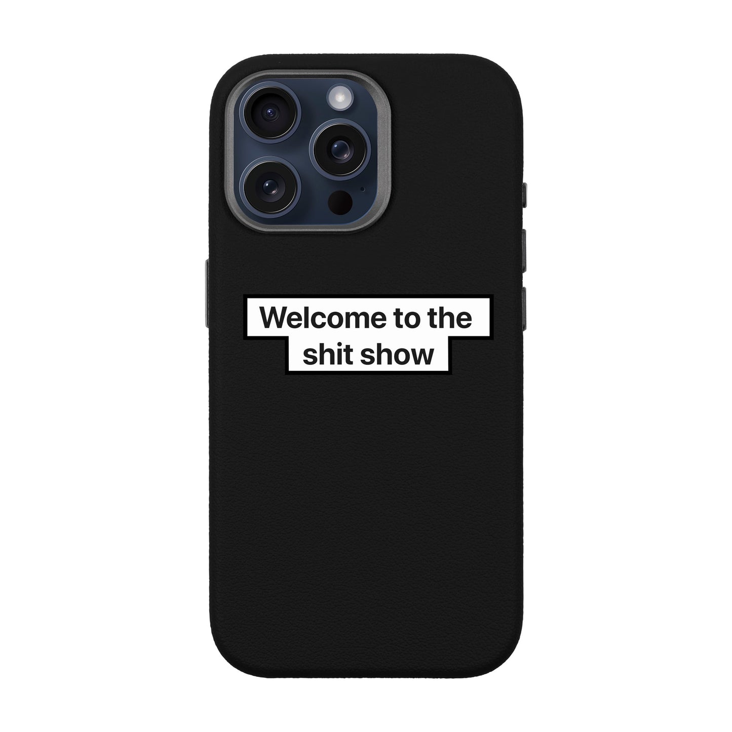WELCOME-iPhone 15 Pro Max Leather Premium Kılıf MagSafe Özellikli