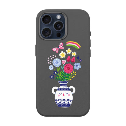 PARTERRE-iPhone 15 Pro Max Leather Premium Kılıf MagSafe Özellikli